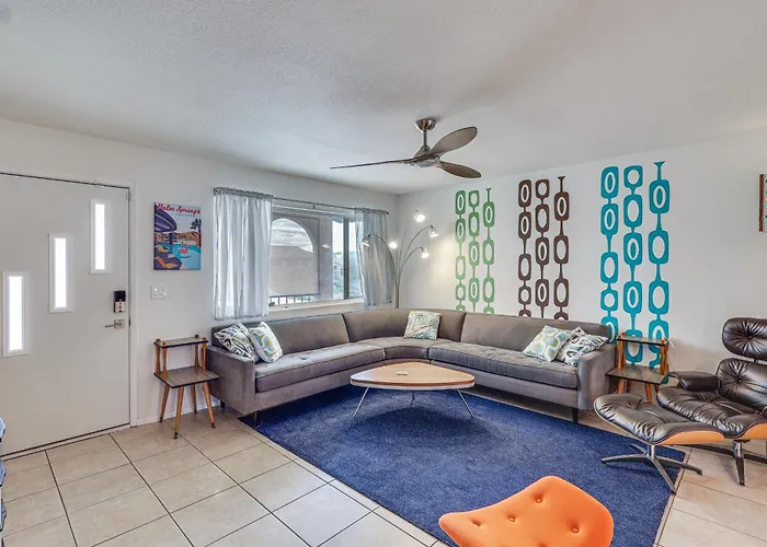 Pool & Patio! Mod Desert Digs Near Havasu