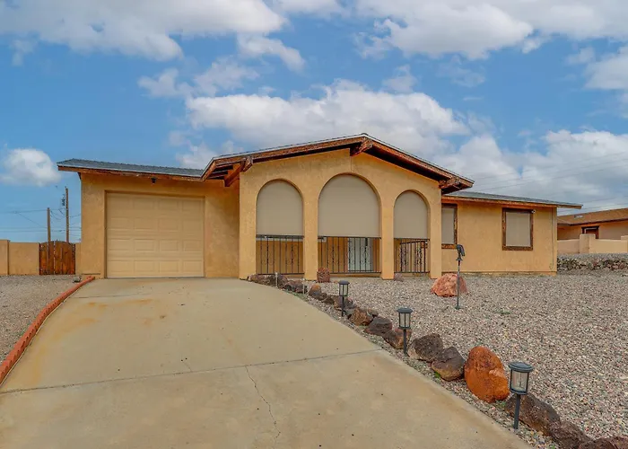 Pool & Patio! Mod Desert Digs Near Havasu *